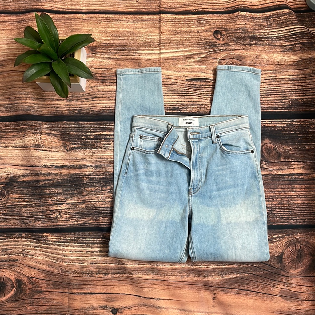 Reformation High And Skinny Jeans